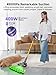 MONSGA Cordless Vacuum Cleaner, 45KPa 400W Stick Vacuum for Home, 50Mins Anti-Tangled Vacuum Cleaner with Charging Dock, Light-Weighted Handheld Vacuum for Pet Hair/Carpet/Floor, LED Touch Display