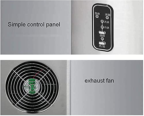 MHGD Eismaschine Arbeitsplatte 16 kg EIS in 24 Stunden Elektrische Eismaschine Perfekt für Zuhause/Küche/Büro – Bild 5