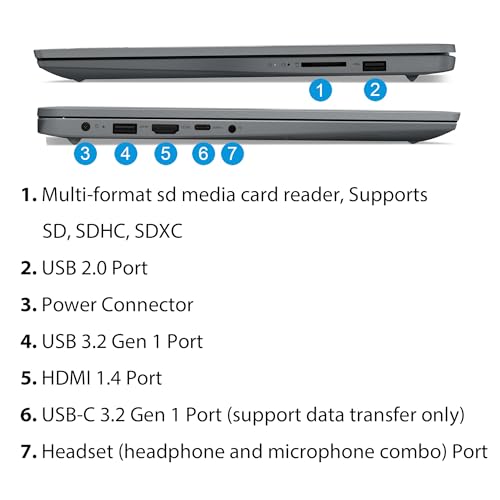 Image of Lenovo 15.6 inch Business Laptop, Free Office 2024 with Lifetime License, FHD Display, Intel 10-Core i5-1235U Upto 4.4 GHz, 8GB RAM, 256GB SSD, WiFi 6, 7 Hrs Battery, Windows 11 Pro, Toree Earbuds