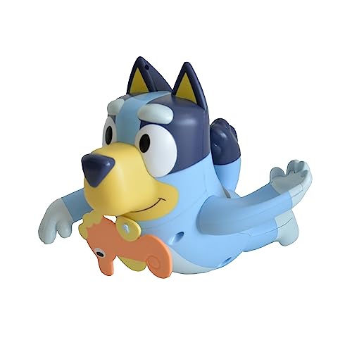 Toomies Bluey Swimming Bath Toy - Bluey Toys Includes Attached Seahorse Baby Toy and Swims on Back or Front - Toddler Bath Toys and Water Toys for Outdoor Play – Ages 18 Months and Up - Image 4