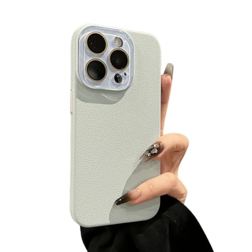 Coque iPhone 14 Pro Max en cuir de luxe ENILSA mate rigide antichoc