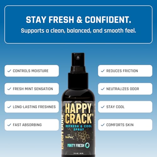 Derm Dude Happy Crack Refresh & Cool Body Spray 2 oz miniatura 3