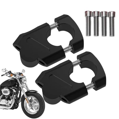 Barre adaptateur risers de guidon moto en aluminium robuste - 4