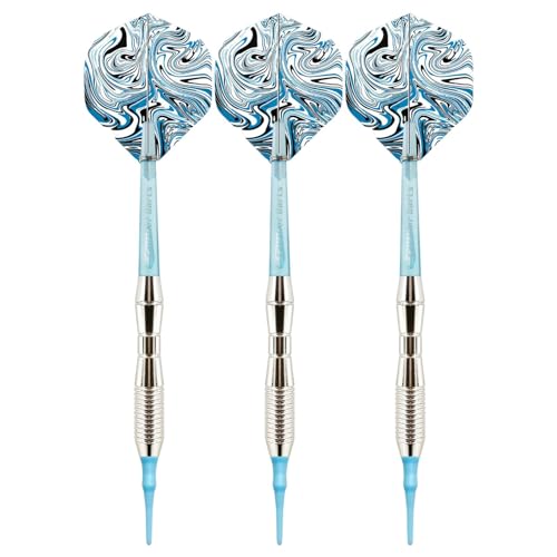 Generisch Darts-Set Professional,Bar-Darts-Set, Farbverlauf Professionelle sichere Bunte weiche Dartspitzen, Dart mit weicher Spitze, Partygeschenk mit lebendigen Flügen, Dartspielzeug für