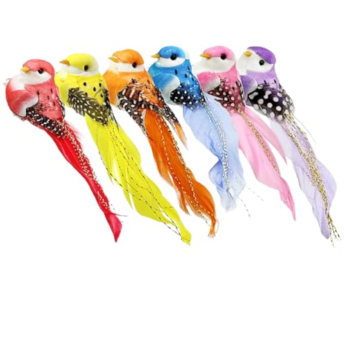 6-Pcs-Artificial-Birds-Realistic-Feather-Birds-for-Spring-Garden-Wreath-Crafts-Floral-Arrangements-Wedding-Christmas-Tree-Ornaments 6 Pcs Artificial Birds Realistic Feather Birds for Spring Garden Wreath Crafts Floral Arrangements Wedding Christmas Tree Ornaments