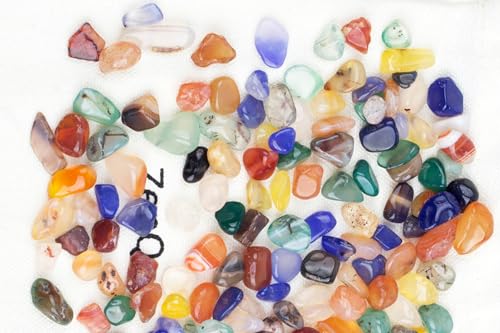 Image of ZenQ 1 lb Crystal Chips, Tumbled Stone Chips for Crafts | Polished, Undrilled Gemstones for Resin Art, Vase Filler, Plant Decor, Candle Making, and DIY Projects