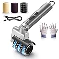 Upgraded Cordless Electric Grill Brush, Electric Grill Cleaner for Outdoor Grill & Electric BBQ Grill Brush with Powerful Motor, Rechargeable, Adjustable Angle – Perfect for Removing Burnt-On Grease