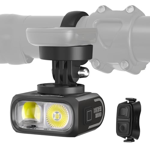 Magicshine Hori 1300 Bike Lights for Night Riding, High and Low Beam, USB-C...