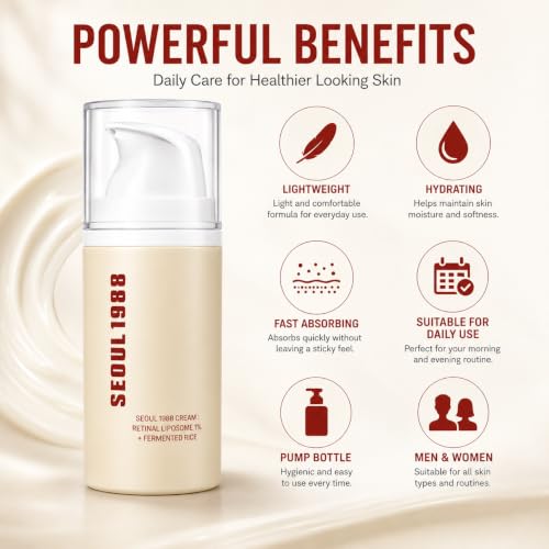 Image of SEOUL 1988 Eye Cream |Retinal Advanced Shot | Fine Lines and Skin Texture Care | Retinal Liposome | Fermented Bean, Wrinkle Care, Anti Aging, Skin Elasticity, Pigmentation, Brightening | Dark Circle | Under Eye Cream