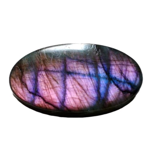 Labradorite violette naturelle ovale 37x21mm pour vos ateliers de bricolage