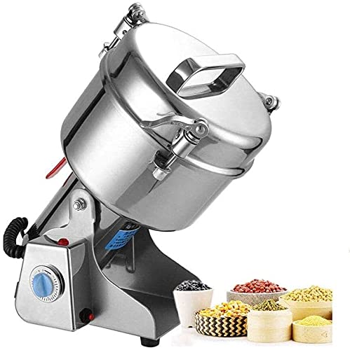 ywewsq Getreidemühle 2000G Schwingtyp Gewürznuss- und Kaffeemühle 4100W Hochgeschwindigkeits-Edelstahlmühle mit 32000 U…