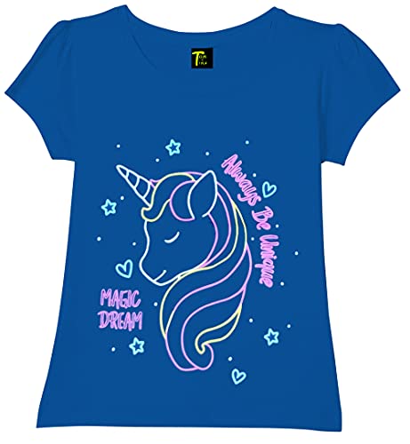 Image of Tom & Tina Regular Fit Girls T-Shirts - Pack of 5, Multi-Colored (Tshrt-0173)