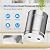 Purewell Upgraded 9-Stage Gravity Water Filter System with Water Level Window, 0.01?m Ultra-Filtration Countertop System with 2 Filters and Stand, pH 8-9, Reduce 99% Chlorine, BO-PH-2.25G