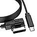 Drimfly AMI MMI to USB-C Aux Cable, for Apple iPhone 16 Series, iPhone 15 USB-C Compatible Devices, Compatible with VW,Audi A3/A4/A5/A6/A7/A8/S4/S6/S8/Q5/Q7/R8/TT 2011-2016