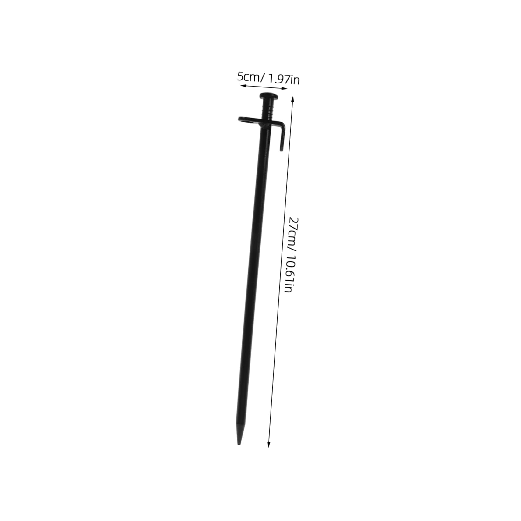 8pièces Piquets De Fixation Acier Sardines De Tente Robustes pour Camping Jardin Et Projets Extérieurs