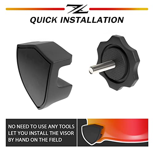 Image of Tinted Football Visor, Fits Youth and Adult Football Helmets