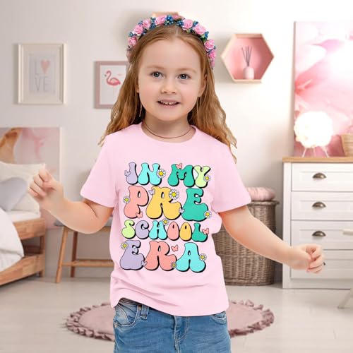 Image of First Day of School Shirt Toddler: in My Preschool Era Shirt Kids Tee | First Day of School Shirt Toddler: in My Preschool Era Shirt Kids - Cute Back to School Toddler Girl Tee
