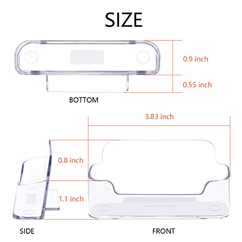 ZIPCCI Acrylic Business Card Holder Desk - Office Plastic Business Card Holder Stand, Clear Business Card Holder Display (16 Pack)
