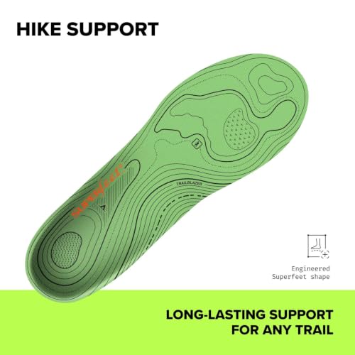 Image of Superfeet Hike Support Insoles, Men 2.5-5, Women 4.5-6