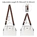 Muteffcase Purse Strap Wide Replacement Crossbody Bag Straps, 1.5