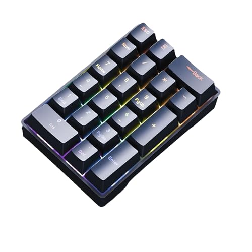 Clavier mécanique efficace avec pavé numérique nomade haute précision