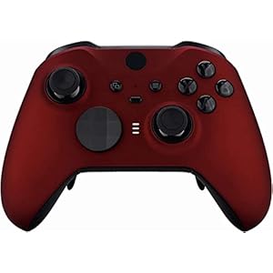 Custom Controllerzz Elite Series 2 Controller Compatible With Xbox One, Xbox Series S and Xbox Series X (Red)