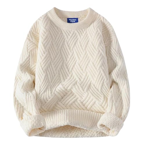 Aelfric Eden Vintage Oversized Sweaters Crewneck Knit Pullover Baggy Loose Casual Cable Sweater 2025 Fall Clothes