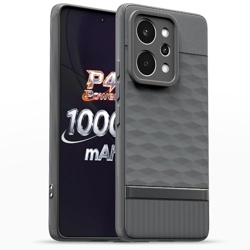 Image of Shockproof Case Compatible with Realme P4 Power 5G | Full Camera Protection | TPU Flexible Back Cover for Realme P4 Power 5G (Graphite Grey)