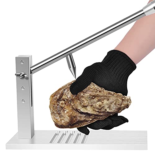 Oyster Shucker Machine, Oyster Shucker Tool Set, Stainless Steel Oyster Shucking Knife Kit, Oyster Clam Opener Machine