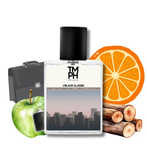 Image of TMPerfumehouse J Black Classic EDP for Men | Aromatic, Spicy & Long Lasting Perfume Spray | Aromatic, woody & Freshspicy Fragrance | Luxury Gift for Him | TMPH | 50ml