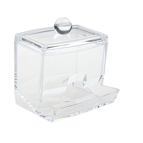 Start Clear Acrylic Cosmetic Box Cotton Swab Stick Organizer Container Holder Storage