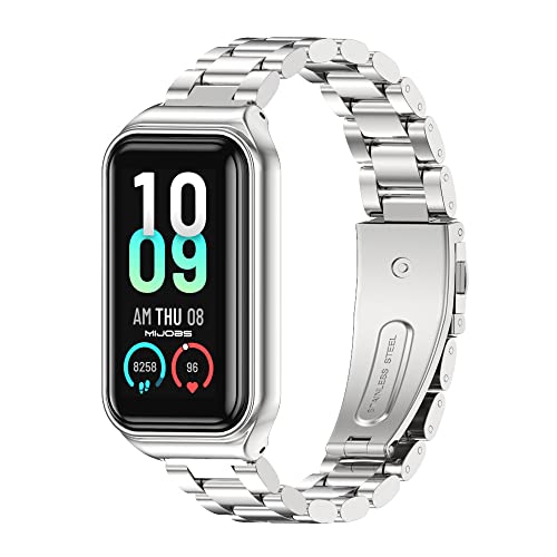 Image of Strap for Amazfit Band 7 Metal Replacement Strap Wristband Watch Strap Compatible with Amazfit 7 Fitness Tracker smartwatch