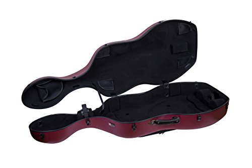 image for Crossrock Cello Case for 4/4 Full Size with Backpack and Wheels，Poly