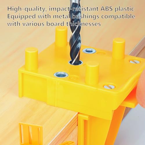 NIYATA 44 Pcs Dowel Jig Kit, Wood Dowel Jig Set,Self Centering Dowelling Jig, Woodworking Drill Guide Set for 6/8/10mm,Durable Doweling Hole Saw Tools for Precision Drilling and Easy Use 3 NIYATA 44 Pcs Dowel Jig Kit, Wood Dowel Jig Set,Self Centering Dowelling Jig, Woodworking Drill Guide Set for 6/8/10mm,Durable Doweling Hole Saw Tools for Precision Drilling and Easy Use - Image 3