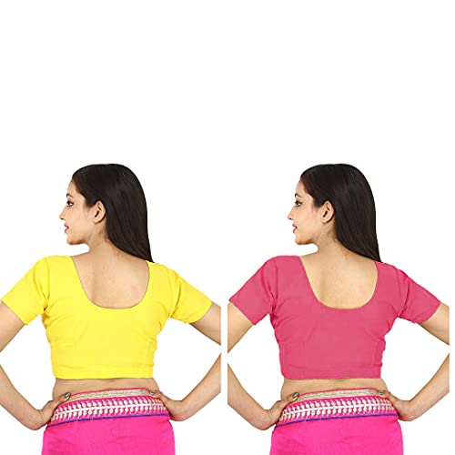 Image of Namita Women's Rubia Cotton Solid Half Sleeve Blouse