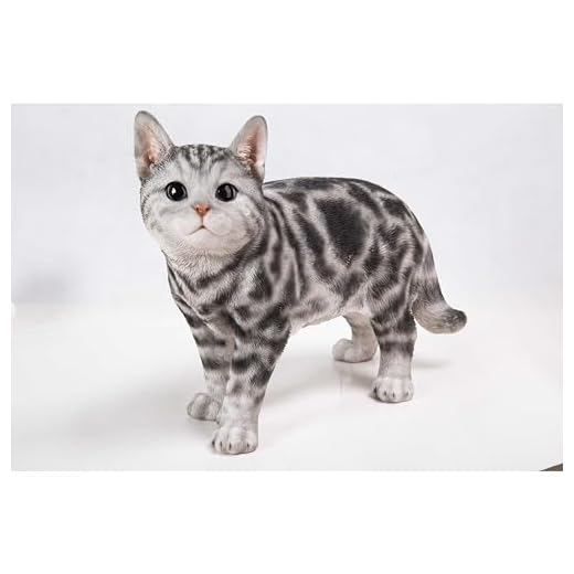 American Shorthair Cat Statue