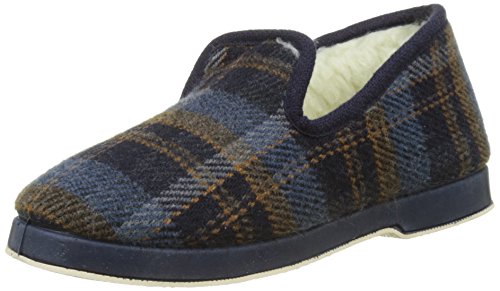 Victoria Confortable Cuadros H/Recta, Zapatillas de Estar por casa Unisex Adulto, Bleu...