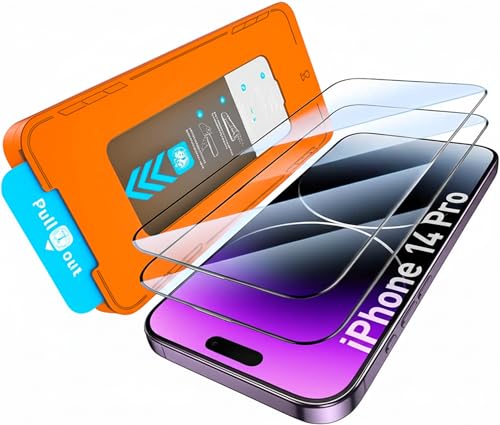 Image of Mr.Shield PRO-GLAZ Tempered Glass Screen Protector Guard For iPhone 14 Pro - 1 Pack