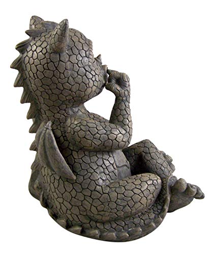 Estatua de dragón Nose Picker de Pacific Giftware miniatura 2