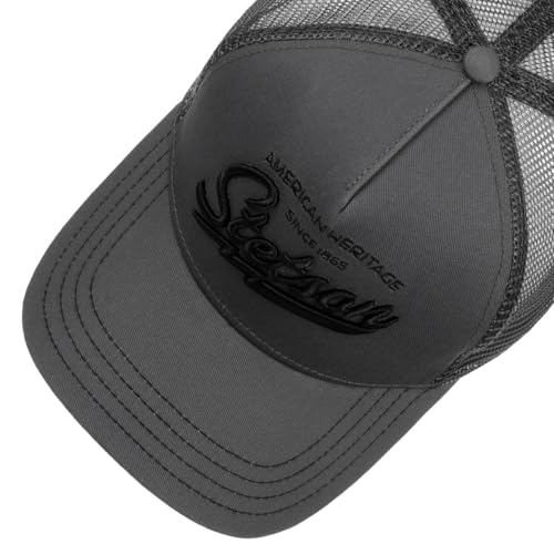 Image of Stetson American Heritage Trucker Cap Men Breathable Mesh Snapback Summer Winter
