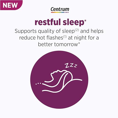 Centrum Restful Sleep Menopause Support Tablets, Supplement with Clinically Studied DailyZz and geniVida, 28 Count (Pack of 2) - image 2