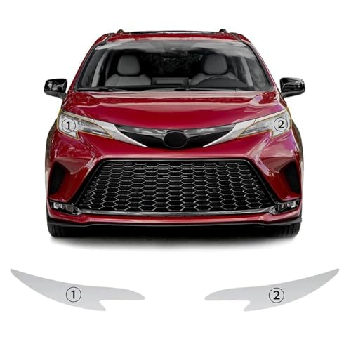 Für Toyota Sienna 2022-2023 Auto Scheinwerfer Schutz Folie TPU Scheinwerfer Film Anti Scratch Auto-Styling Aufkleber
