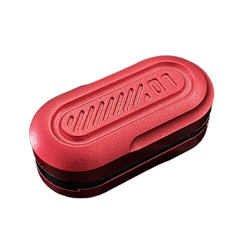 Mini Pod Fidget Slider 金属 EDC フィジェットおもちゃ ストレス解消 リラックスグッズ ポータブル指先のおもちゃ絶妙なギフトコレクション (赤)
