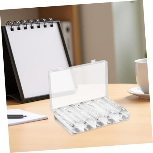 Capsules transparentes rangement dollar protection boîtes collectionneurs - 5