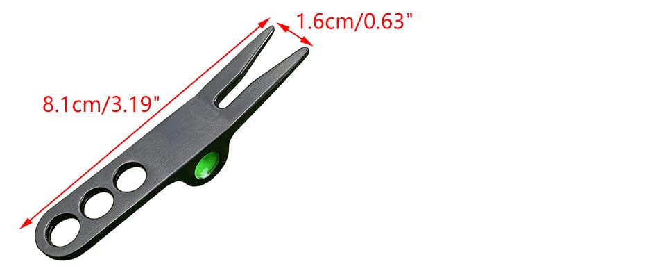 ciciTree Durable Golf Ball Fork Pivot Divot Repair Tool Compatible for Scotty Cameron Silver