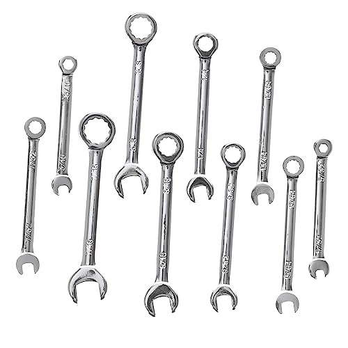 NUOBESTY Sturdy Steel Material Metric Wrench Set Open End Wrenches for Home Auto Mechanical Repair