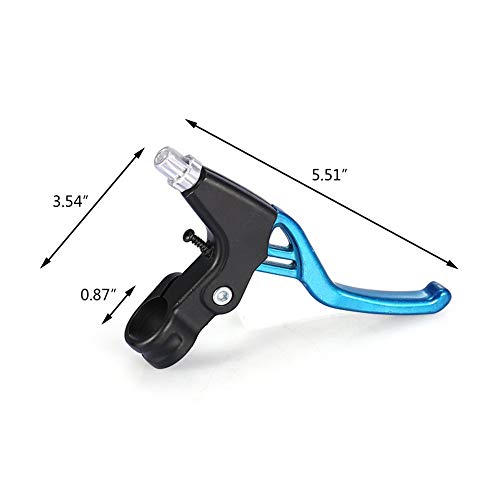 image for DISIWENE 1 Pair Bicycle Brake Lever, V-Brake Handlebar Aluminium Alloy