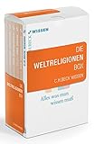 Die Weltreligionen Box: Enthält: 2070 Nowak, Das Christentum; 2367 Schmidt-Glintzer, Der Buddhismus; 2158 v. Stietencron, Der Hinduismus; 2145 Halm, Der Islam; 2003 Stemberger, Jüdische Religion - Kurt Nowak, Günter Stemberger, Heinrich von Stietencron, Heinz Halm, Helwig Schmidt-Glintzer