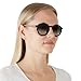 Armani Exchange A|X Womens AX4132SU Universal Fit Round Sunglasses, Matte Black/Gradient Grey, 51 mm