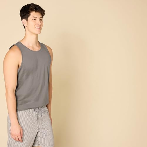 Image of Amazon Essentials Men's Regular-Fit Sleeveless Tank Tops